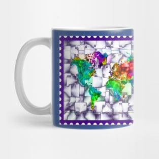 World Map Mosaic Mug